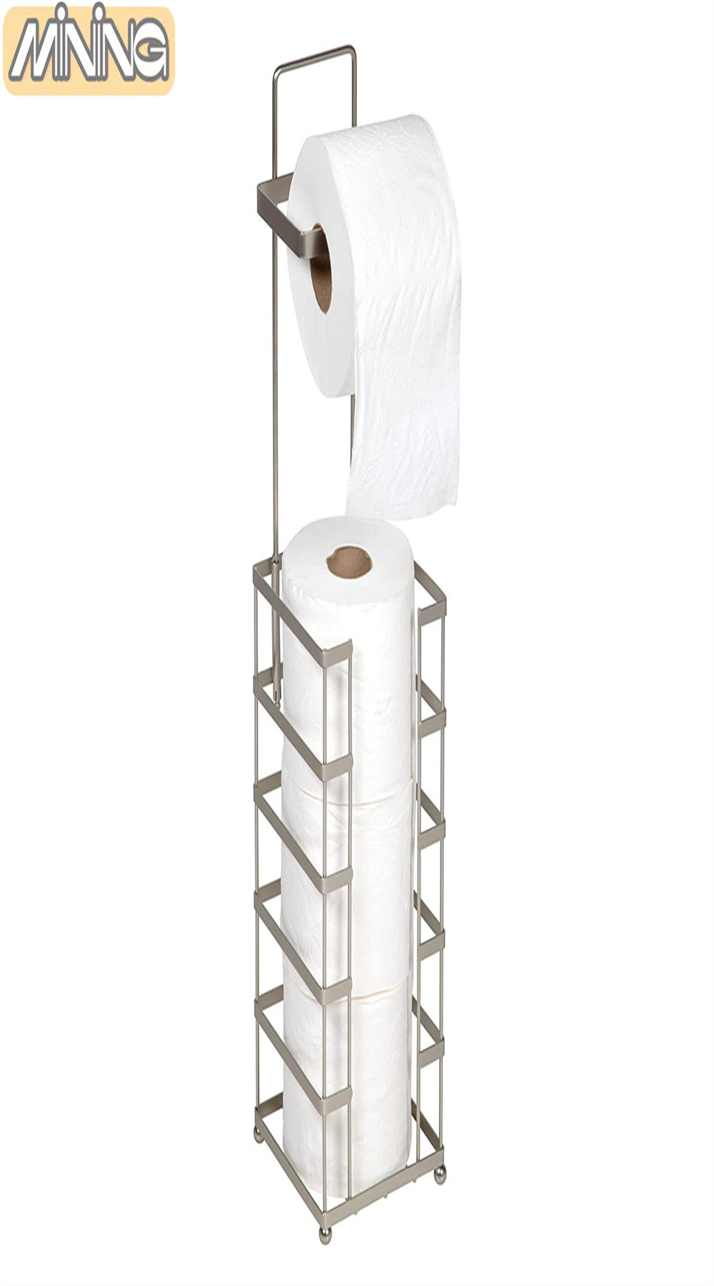 Vertical Free Standing Toilet Paper Holder 
