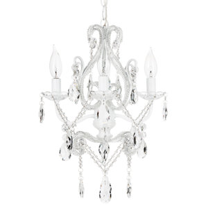 Alida 4-Light Adjustable Crystal Chandelier