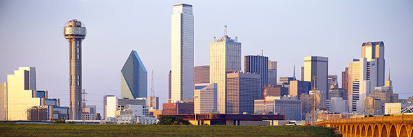 East Urban Home Buildings In A City Dallas Texas Wrapped Canvas Panoramic Photograph Print Wayfair