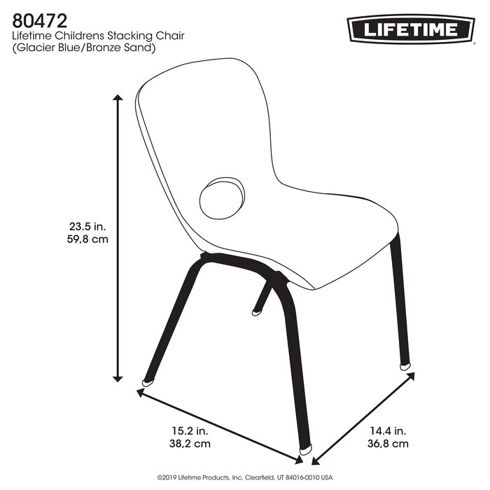 12 Plastic Classroom Chair