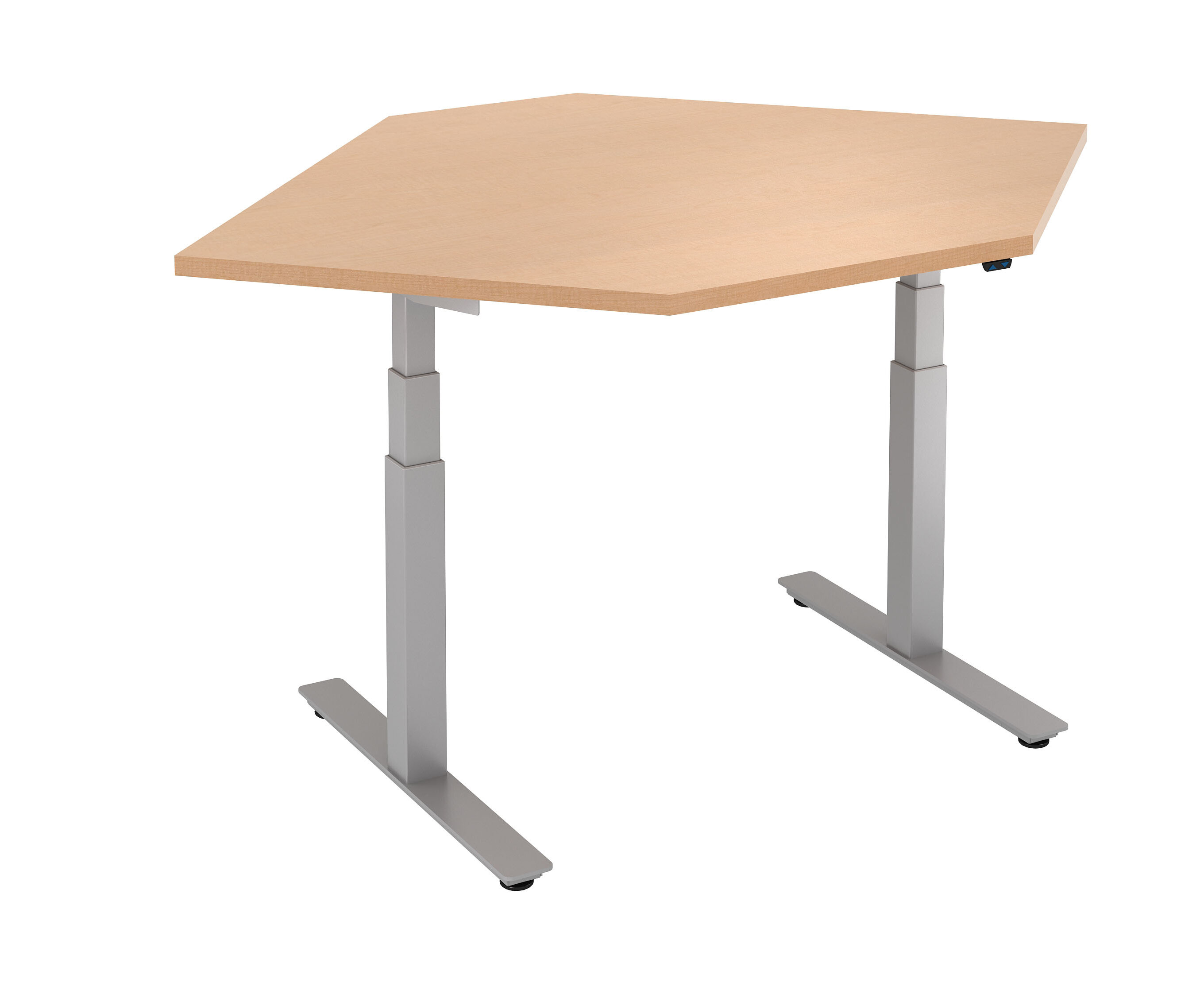 Trendway Straight Corner Height Adjustable Standing Desk Wayfair