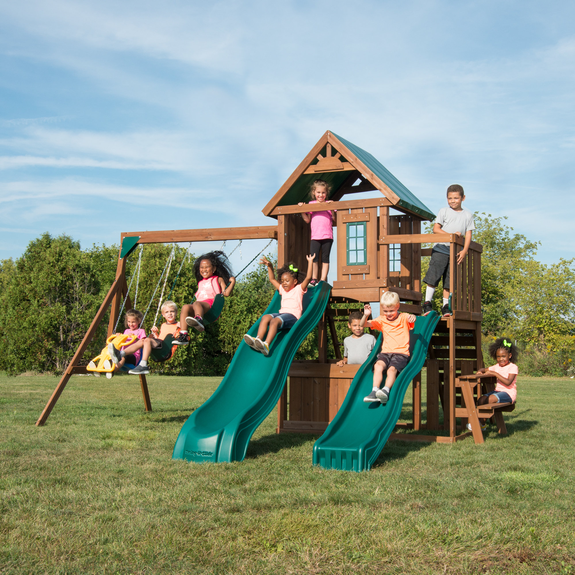 swing set without slide