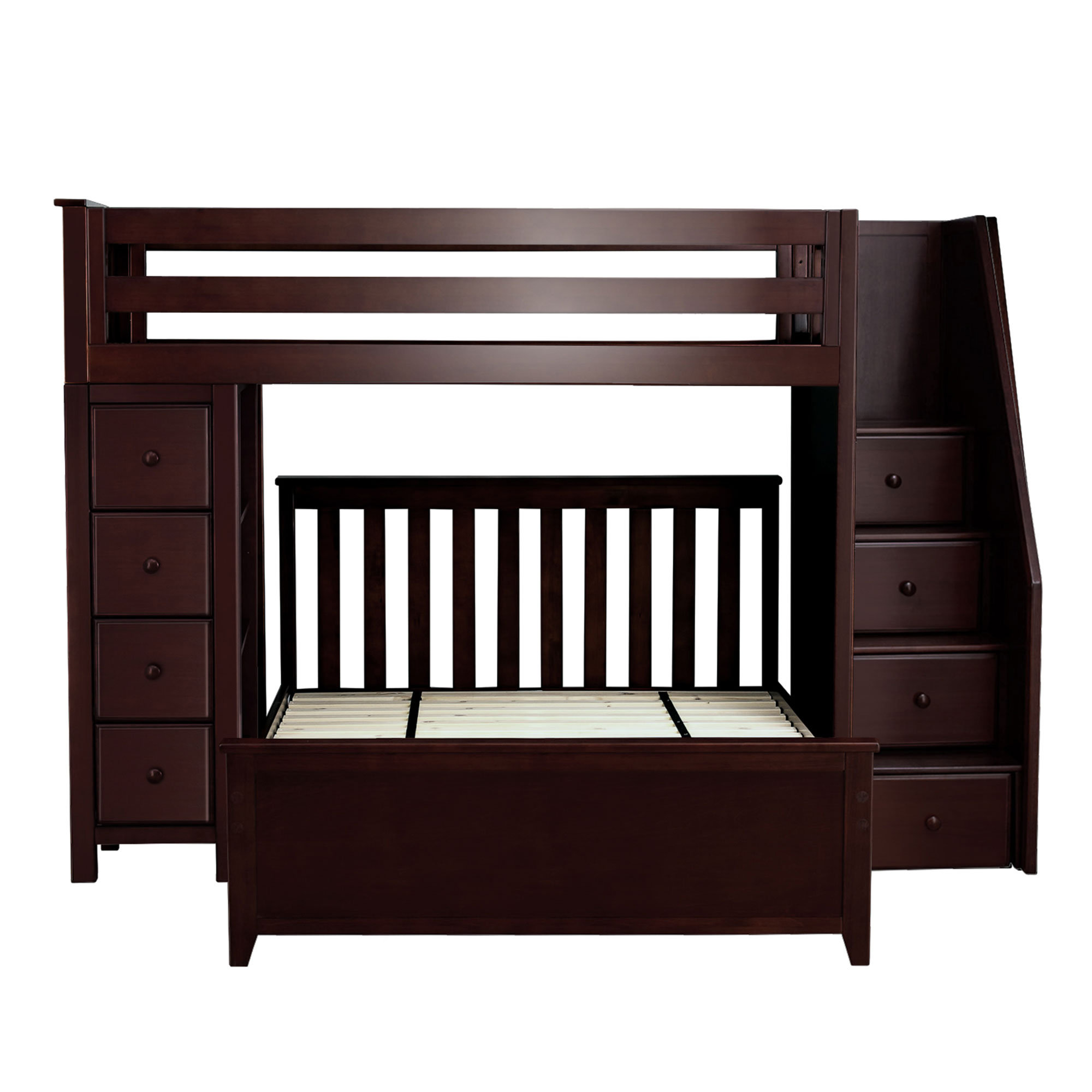 Harriet Bee Ayres L Shaped Bunk Bed With Drawers Reviews Wayfair