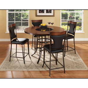 Dynasty 5 Piece Counter Height Dining Set by Ult..