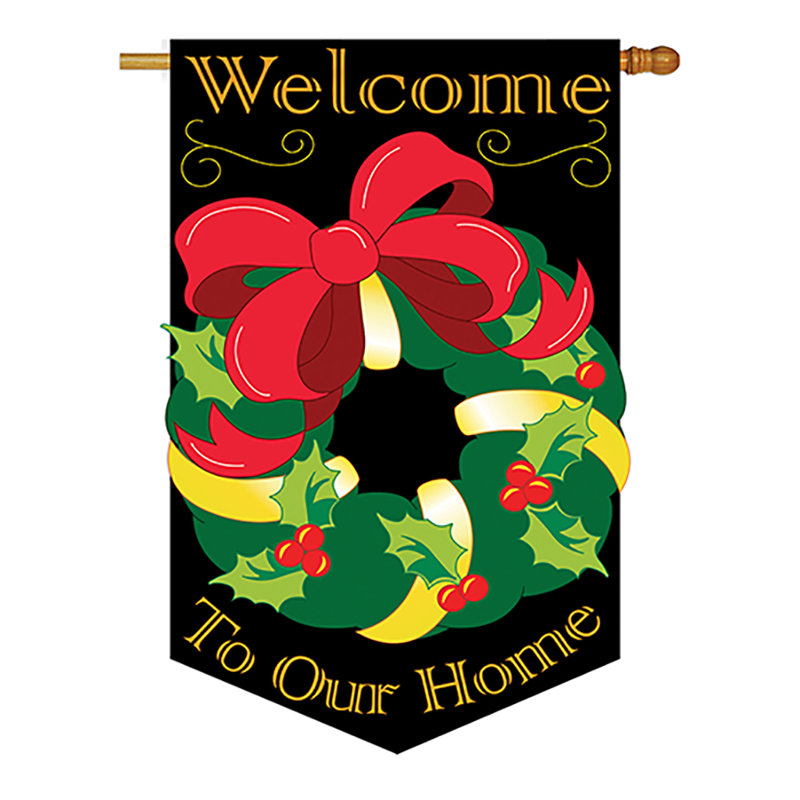 Breeze Decor Two Group H114069 P2 Christmas Reef Winter Applique