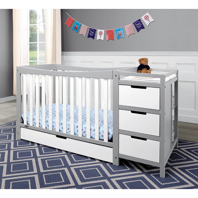 Graco Remi 4 In 1 Convertible Crib And Changer Combo