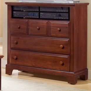 Go to store & view more images Cedar Drive 3 Drawer Media Chest by Darby Home Co