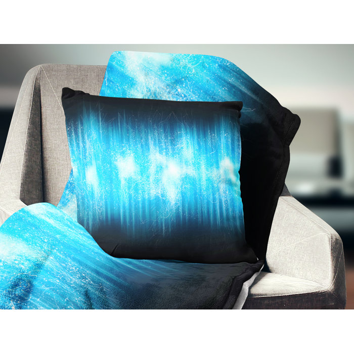 East Urban Home Abstract Ice Flame Abstract Pillow Wayfair Ca
