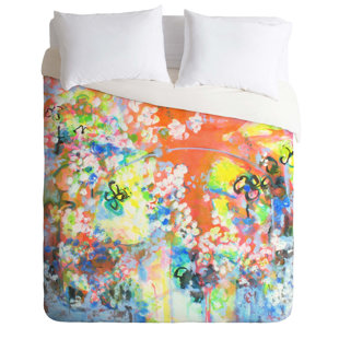 Go to store & view more images East Urban Home Coral Delight Duvet Cover Set