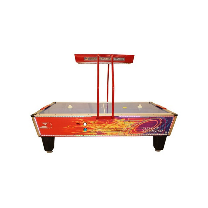 Goldstandardgames Flare Home 8 3 Two Player Air Hockey Table With