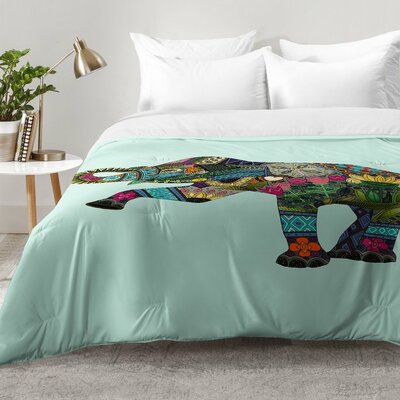 Asian Elephant Comforter Set East Urban Home