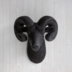 Rocky Faux Taxidermy Ram Head Wall Du00e9cor