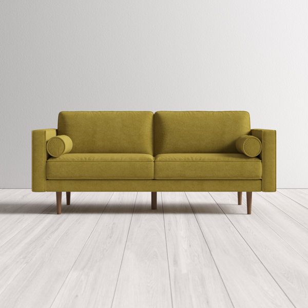 Modern Contemporary Simmons Flannel Charcoal Sofa Allmodern Simmons Flannel Charcoal Sofa