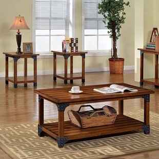 Doherty 3 Piece Coffee Table Set by Millwood Pines