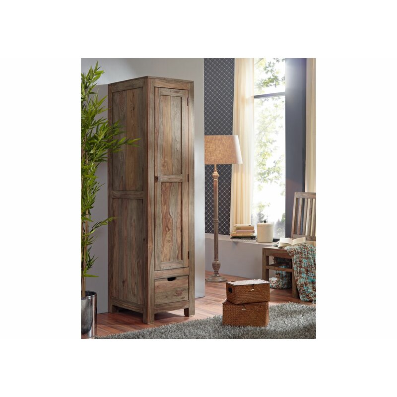 Massivmoebel24 Nature 1 Door Wardrobe Wayfair Co Uk