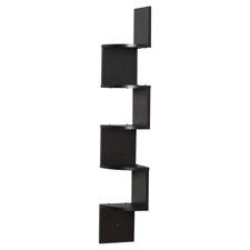 Black Corner Wall Shelf modern display + floating shelves | allmodern Black Corner Wall Shelf modern display + floating shelves | allmodern