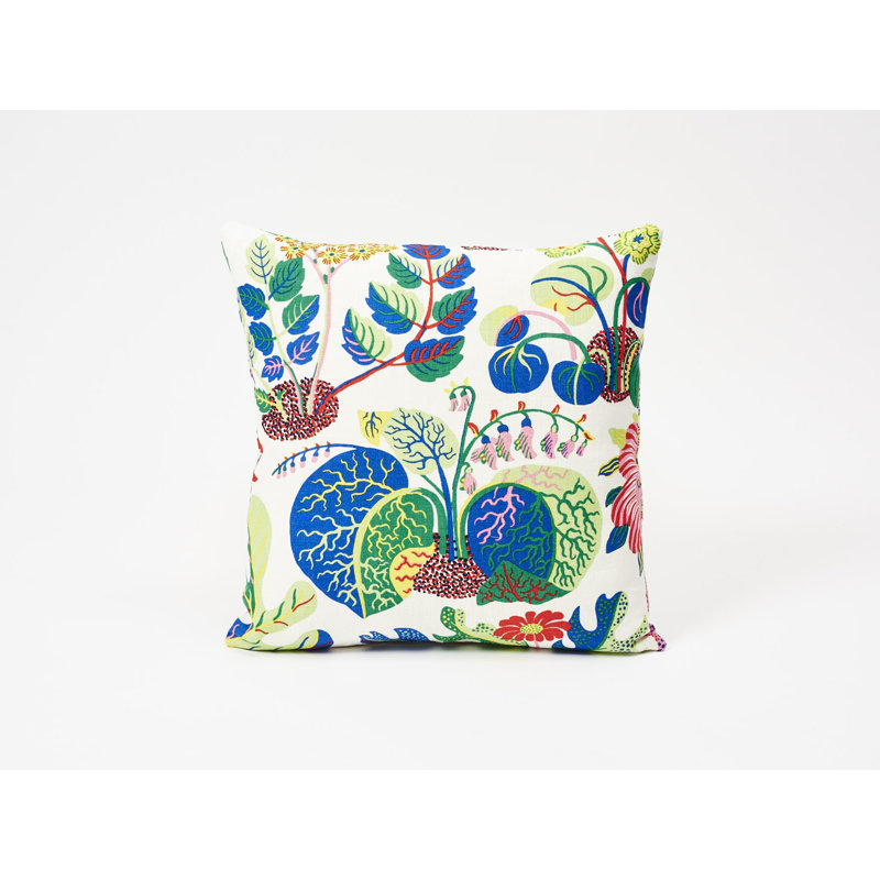 Schumacher Exotic Butterfly Linen Throw Pillow Wayfair