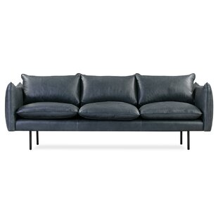 Rigney Leather Sofa By Brayden Studio