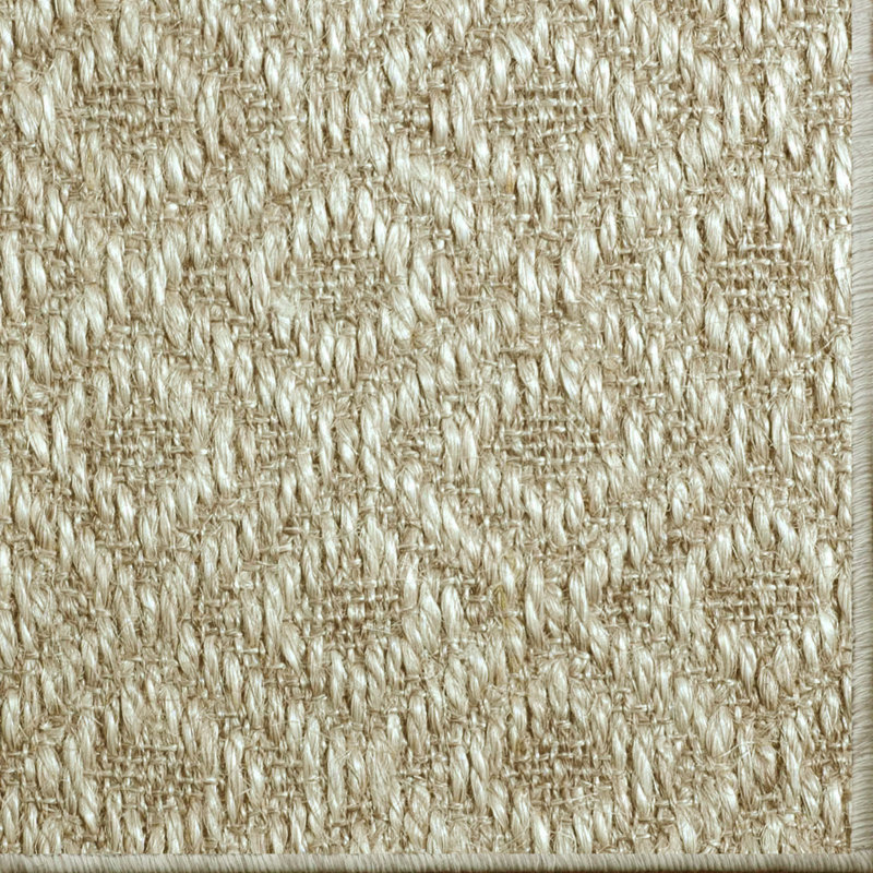 Gracie Oaks Palmyre Geometric Sisal Linen Area Rug Reviews Wayfair