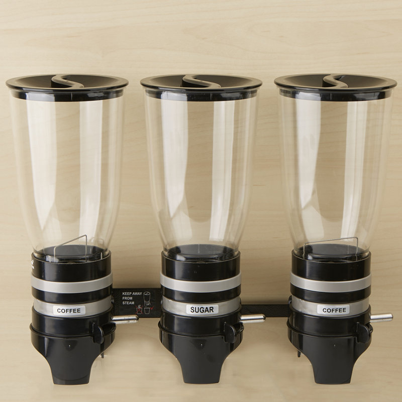 Mind Reader Metal Triple Wall Mounted Coffee And Sugar Cereal Dispenser Wayfair