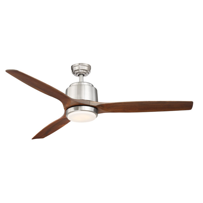 56 Willaurie 3 Blade Led Ceiling Fan With Remote Light Kit Included