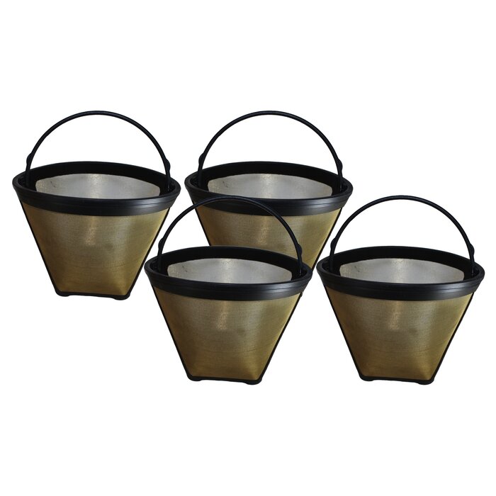 Crucial Think Crucial 4 Cup Gold Tone Coffee Filter | Wayfair
