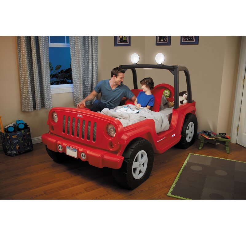 Little Tikes Jeep Wrangler Twin Car Bed Reviews Wayfair