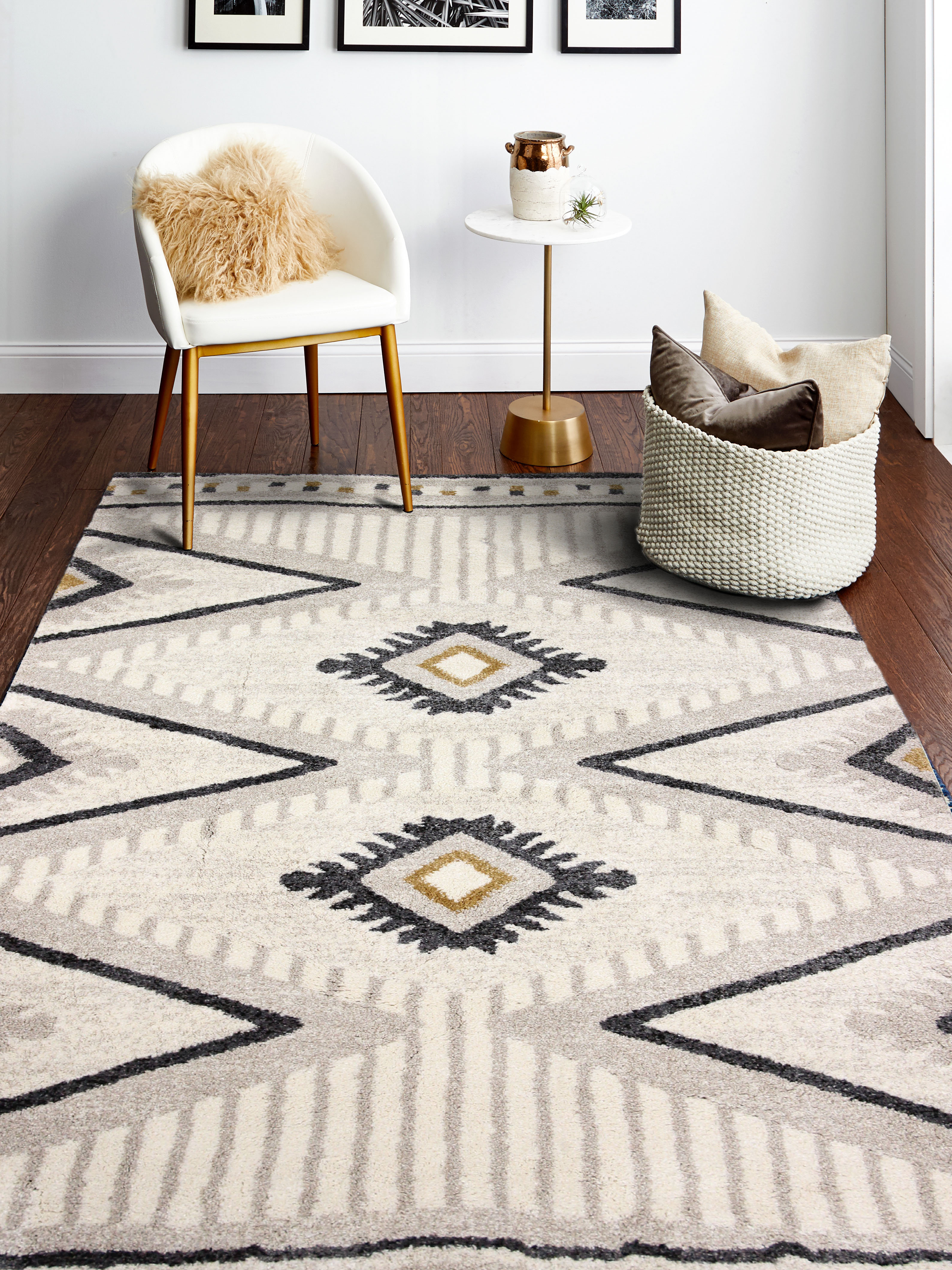Dakota Fields Arcuri Geometric Cream 