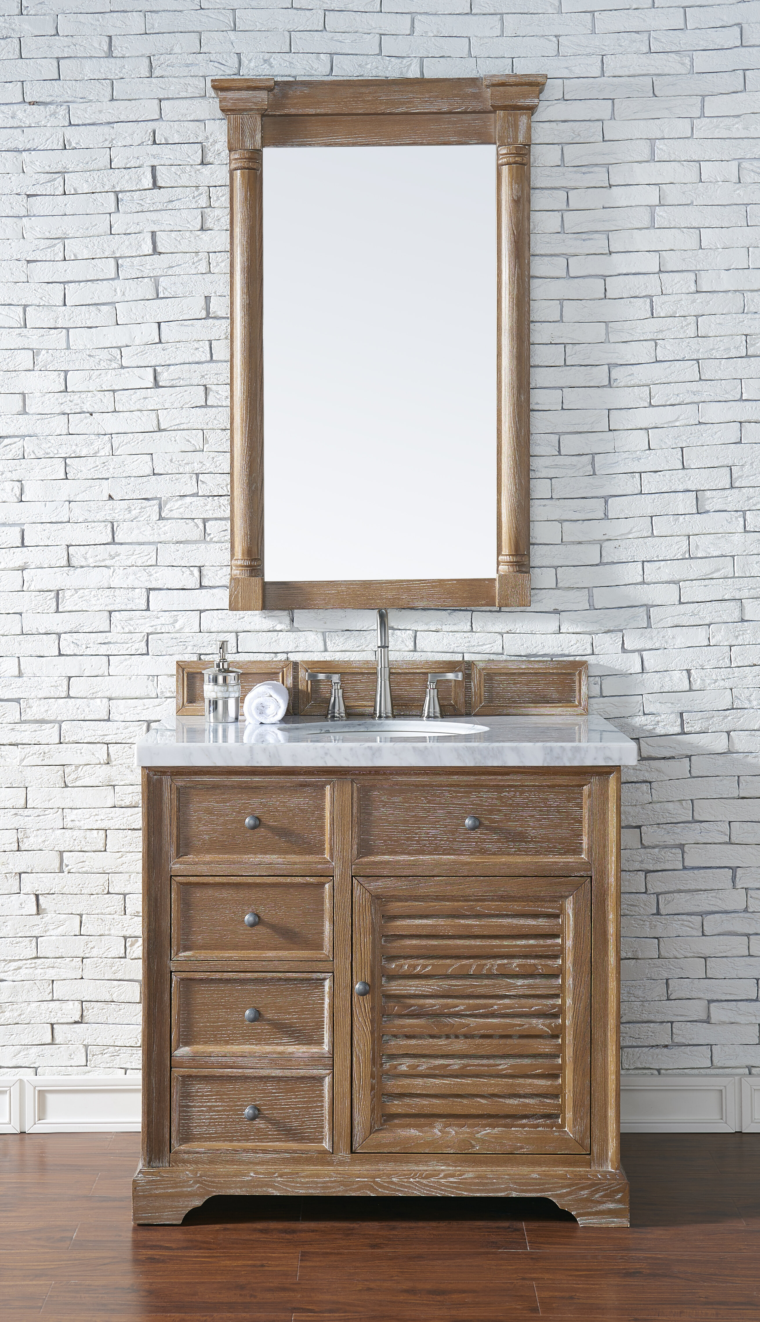 Belfield 36 Single Driftwood Bathroom Vanity Set Reviews