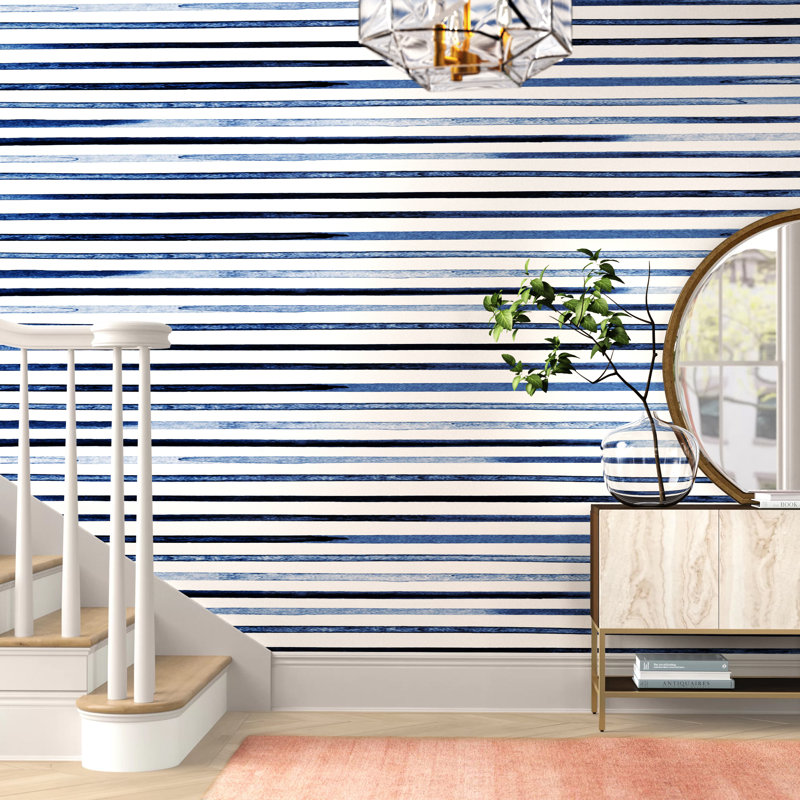 Casper Watercolor Stripes Paintable Wallpaper Panel Reviews