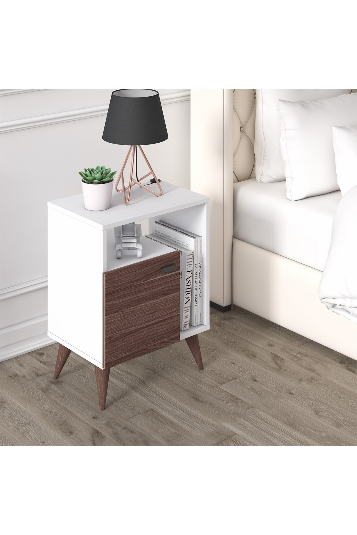 Blue Elephant Manufactured Wood Bedside Table Wayfair.co.uk