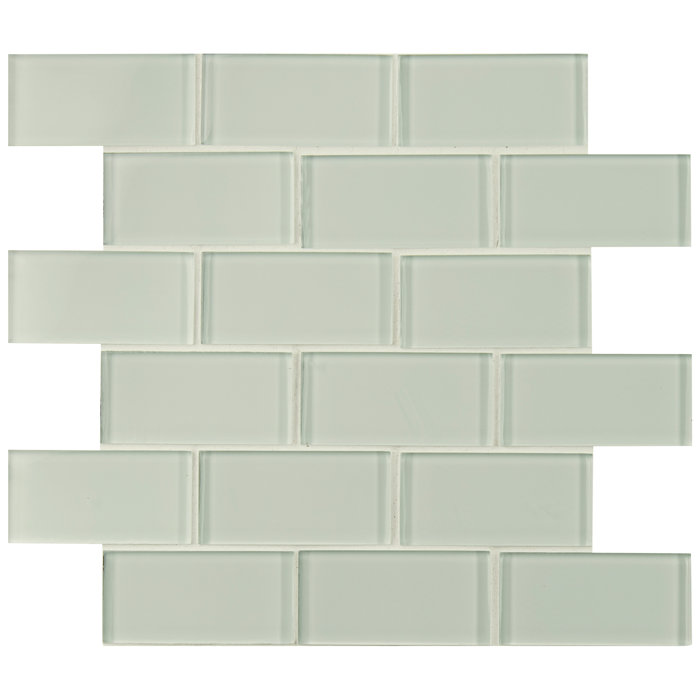 Artic Ice Crystallized 2 X 4 Gl Mosaic Tile Artic Ice Crystallized 2 X 4 Gl Mosaic Tile