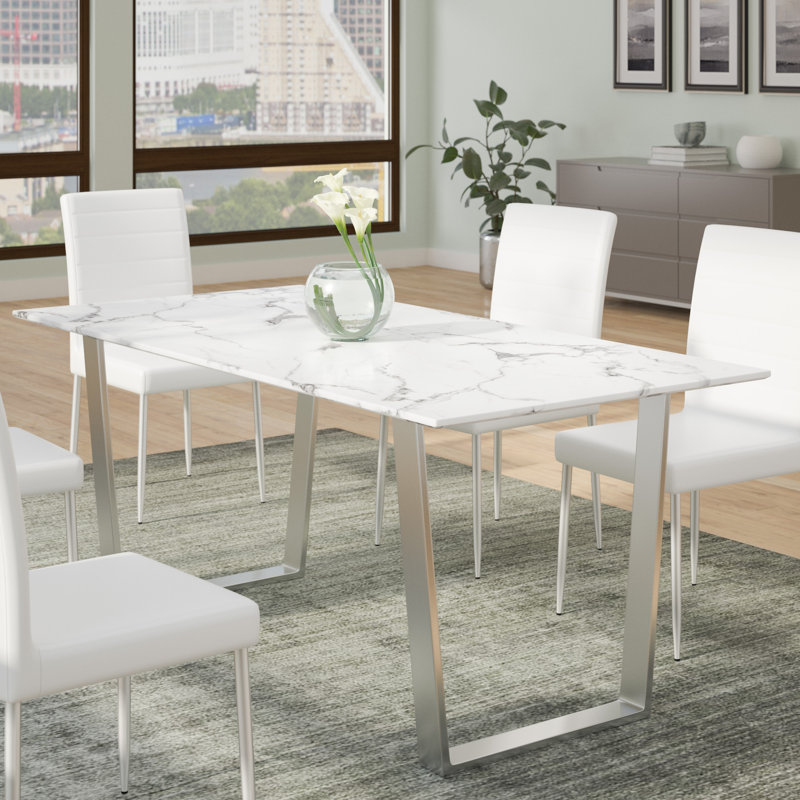 Wade Logan Geelong Dining Table & Reviews | Wayfair Wade Logan Geelong Dining Table & Reviews | Wayfair