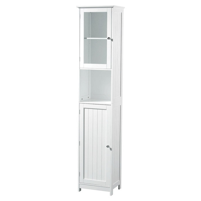 All Home 40 X 189cm Free Standing Tall Bathroom Cabinet Reviews 40 X 189cm Free Standing Tall Bathroom Cabinet