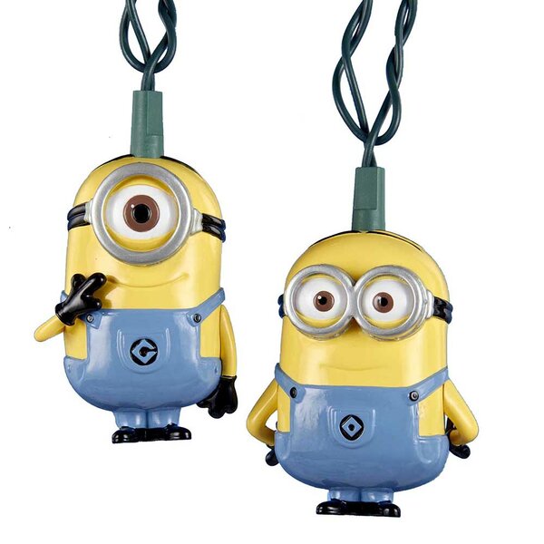 Minions ROUND PORCELAIN ORNAMENT Great Christmas Gift Idea