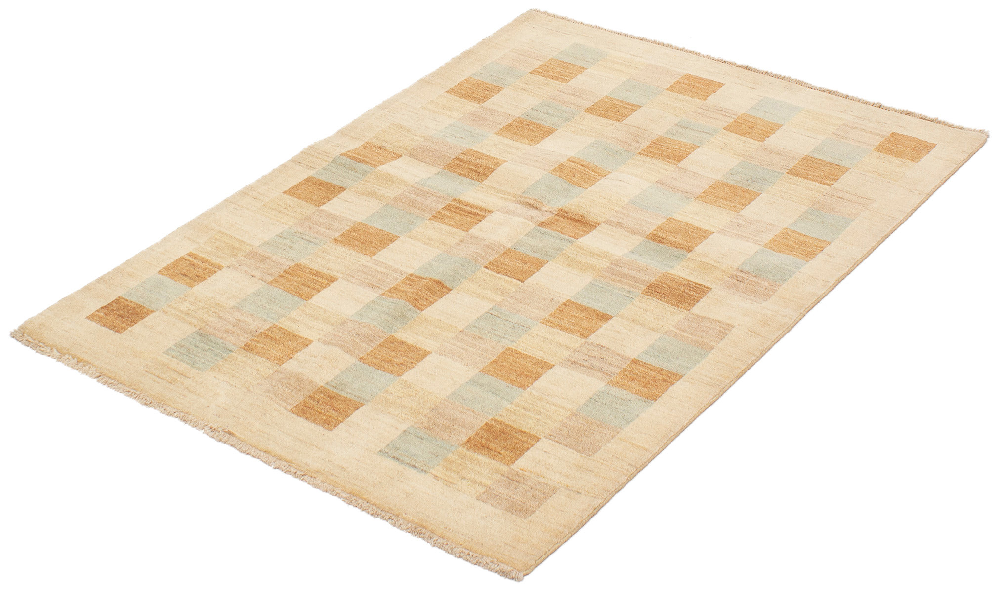 Darby Home Co One Of A Kind Camara Hand Knotted 2010s Bhadohi Beige 4 1 X 6 1 Wool Area Rug Wayfair