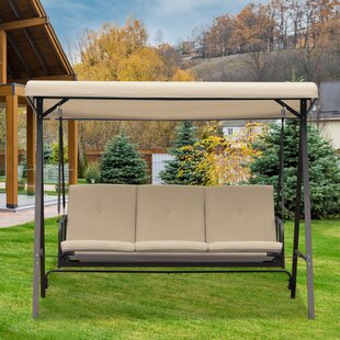 Batteraw Outdoor Patio Swing Canopy Anti UV Courtyard Awning Chair Canopy Shade Cloth