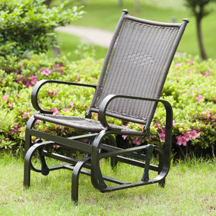 White Wicker Glider Wayfair Quickview