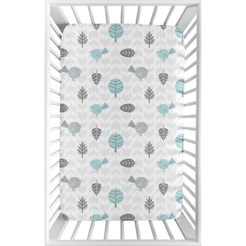 dark teal crib sheet