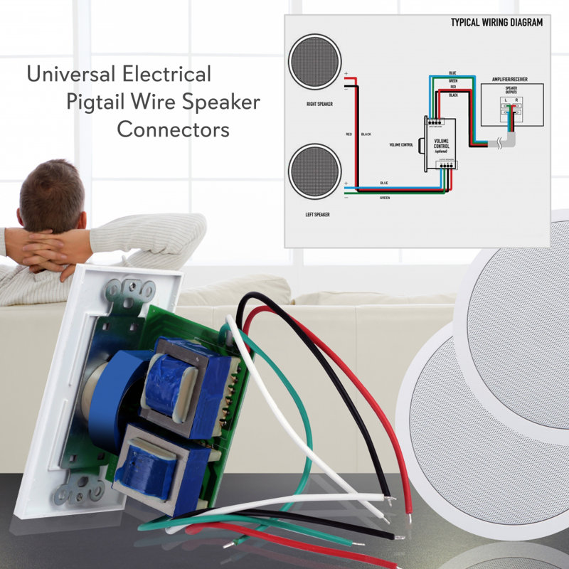 single gang speaker mount