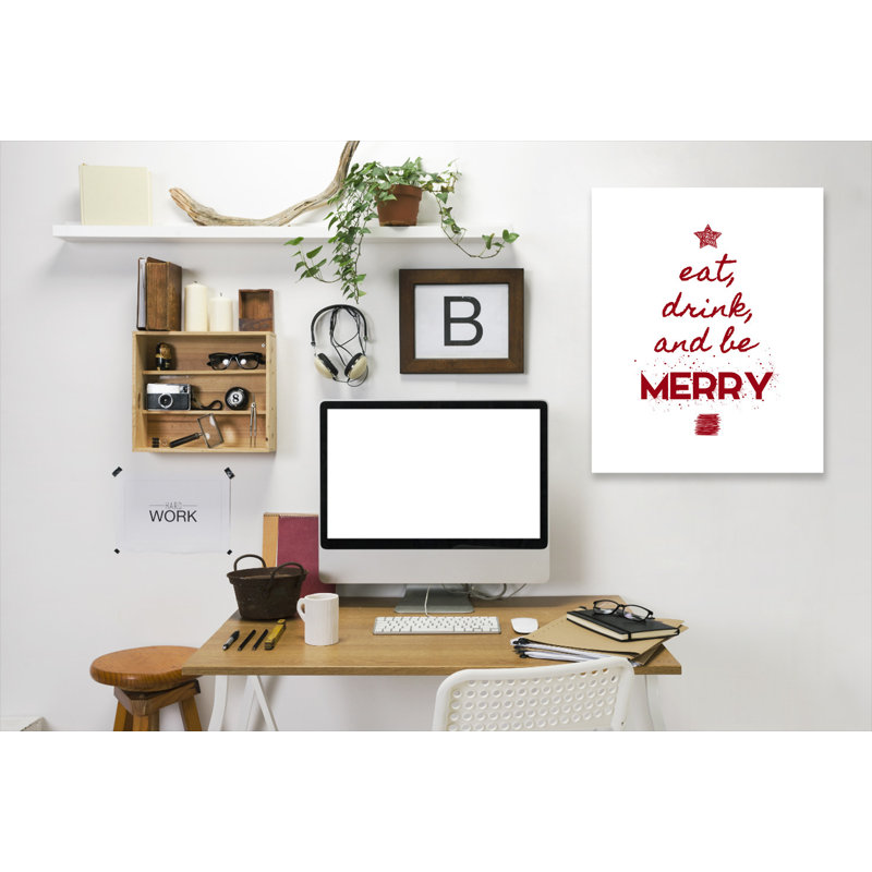 East Urban Home Kate Shephard Eat Drink And Be Merry Kids Wall Décor Wayfair