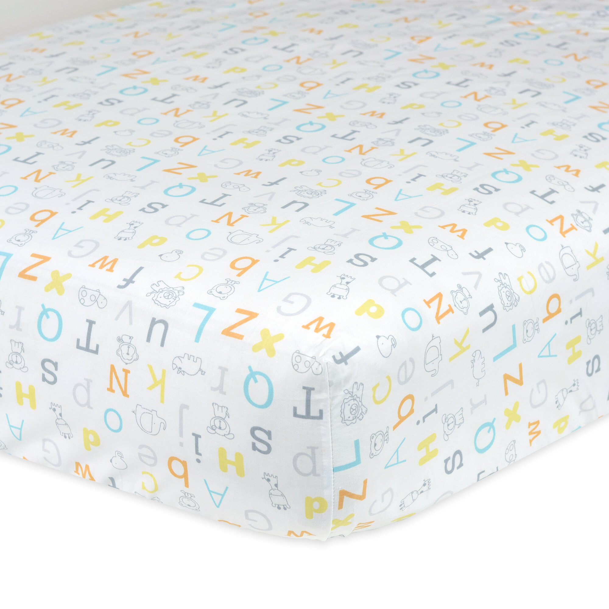 alphabet crib sheet