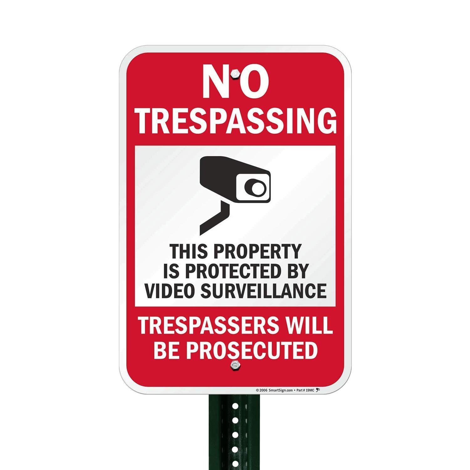 24 Hour Video Surveillance Smile Youre ON Camera Security Signs 8x12 Restaurant Signs 4 