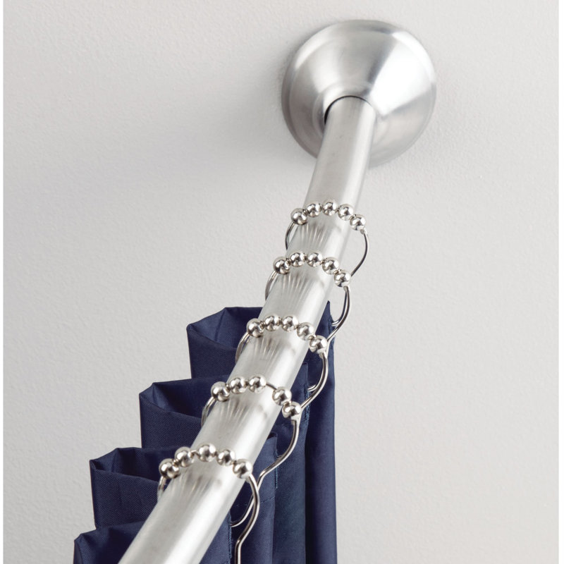 Interdesign Adjustable 72 Curved Fixed Shower Curtain Rod
