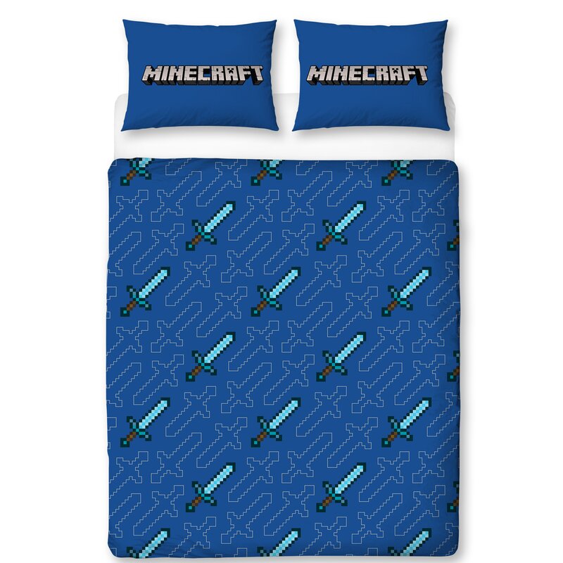 Character World Minecraft Goodguys Duvet Cover Set Wayfair Co Uk