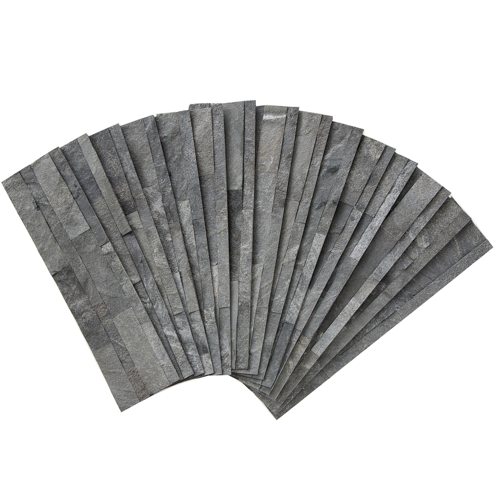 Aspect Peel and Stick Stone Overlay Kitchen Backsplash Raised (15 Sq