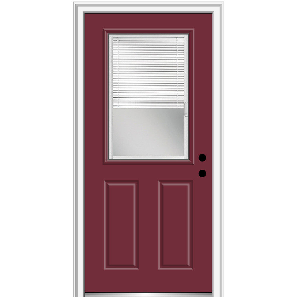 Verona Home Design Internal Grilles Glass Fiberglass Prehung Front