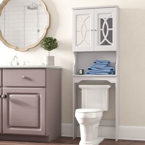 Willa Arlo Interiors Robinette 24 W X 68 H Over The Toilet Storage Reviews Wayfair
