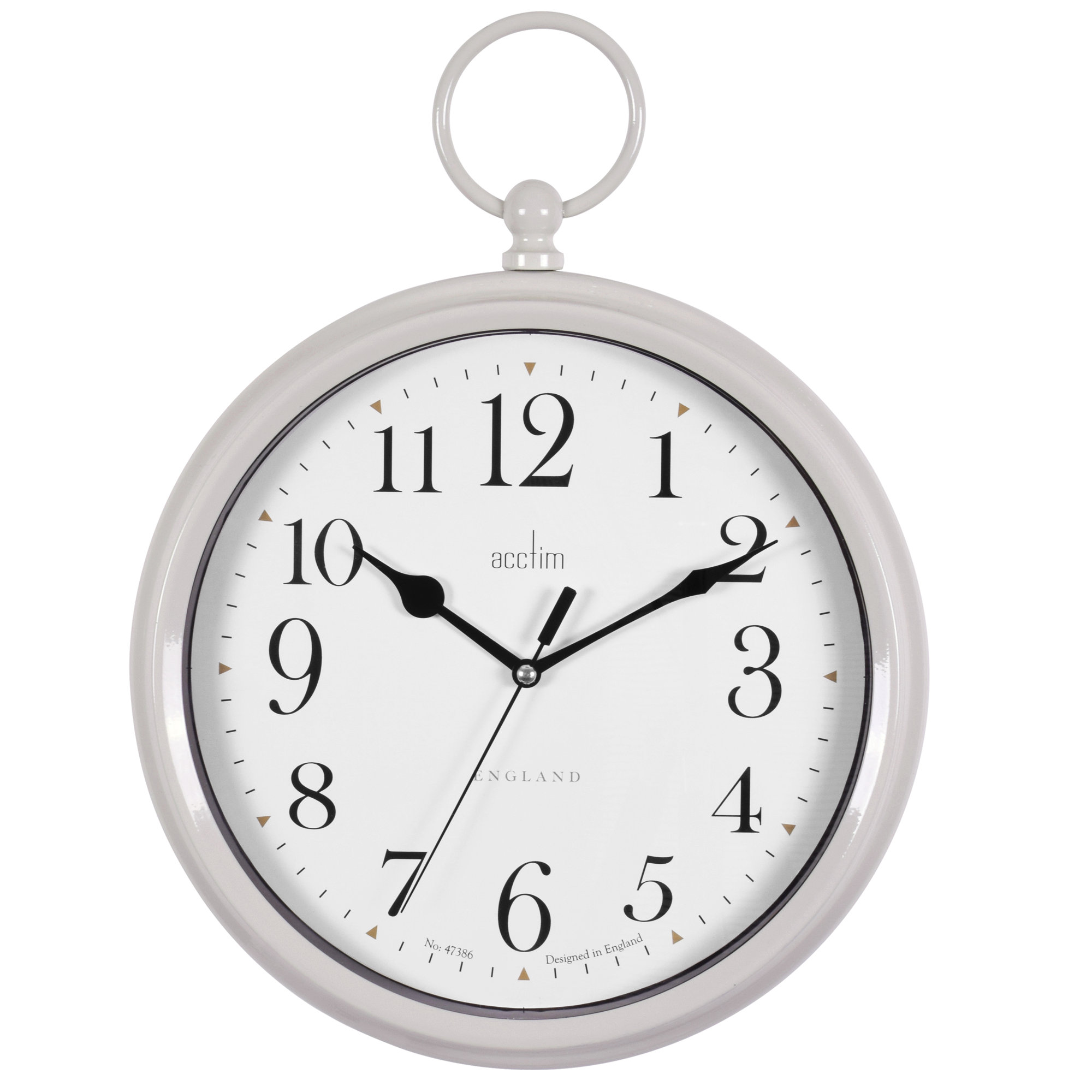 Acctim Hadlow Fob Grey Wall Clock Wayfair Co Uk Acctim Hadlow Fob Grey Wall Clock
