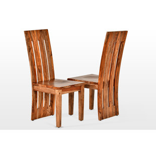 Avelar Solid Wood Dining Chair (Set Of 2) by Loon Peak Savings